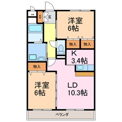 ミュートス神の倉Ⅰの物件間取画像